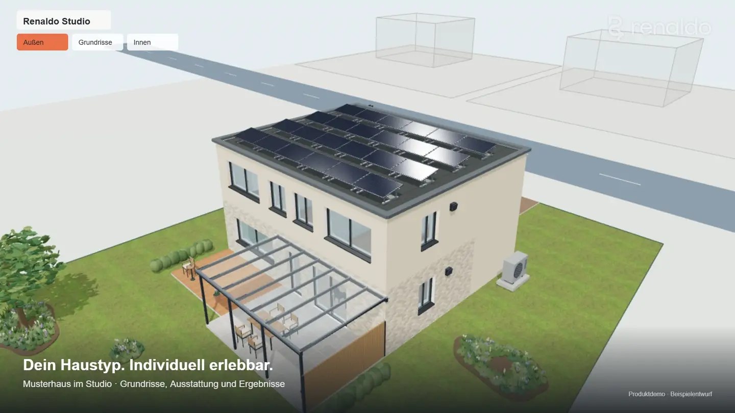 Neubau eines Einfamilienhauses